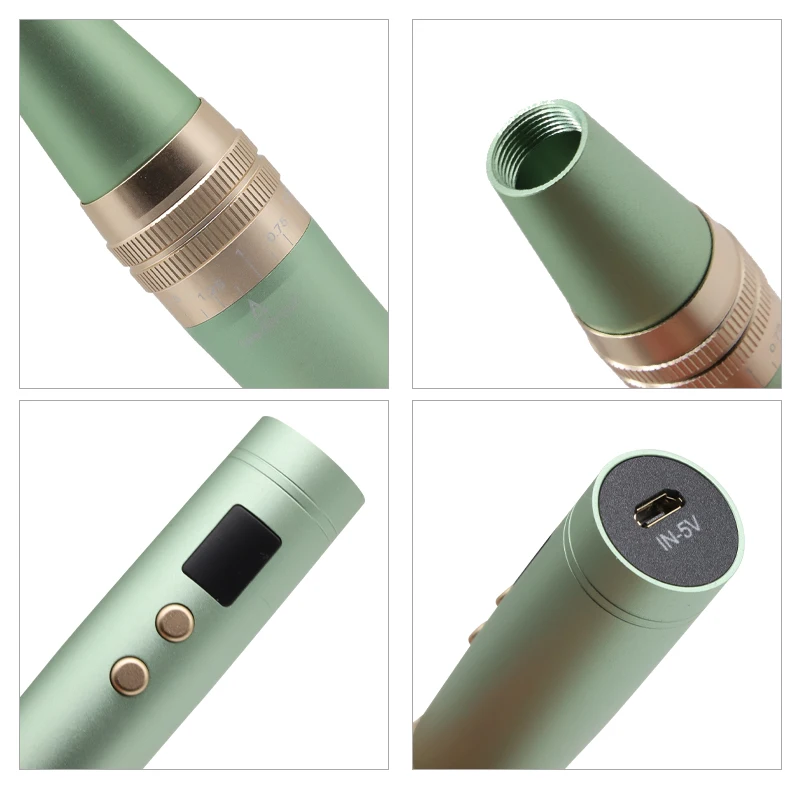 CHESINDO Skin Microneedling Professional Beauty Care Electric Wireless Nano Micro microlite Microneedling Pen