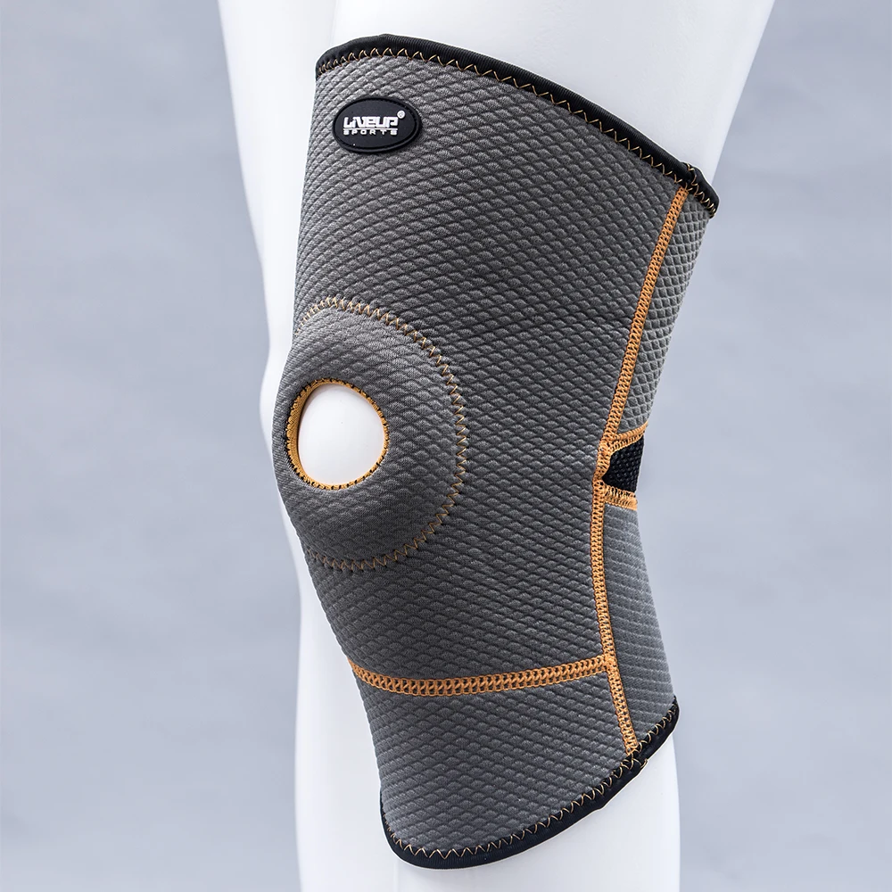 New Sports Customized Knee Compression Sleeve Support Add Pressure Strip Knee Guard Support