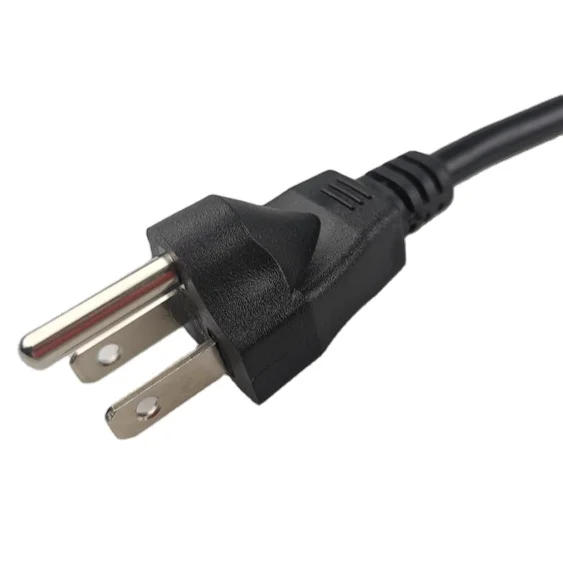 US 3-PIN PLUG Power Supply Cord Plug With Temperature Sensor Match