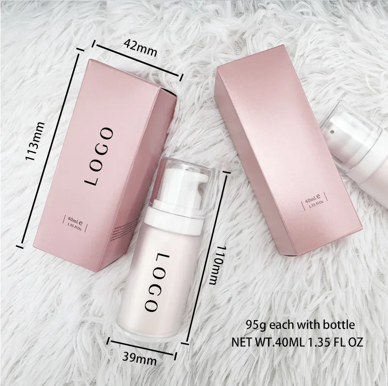 40ml makeup Face Primer Pore Minimizer Custom Face Base Foundation Private Label Invisible Pore Moisturizing Matte Makeup Prmer