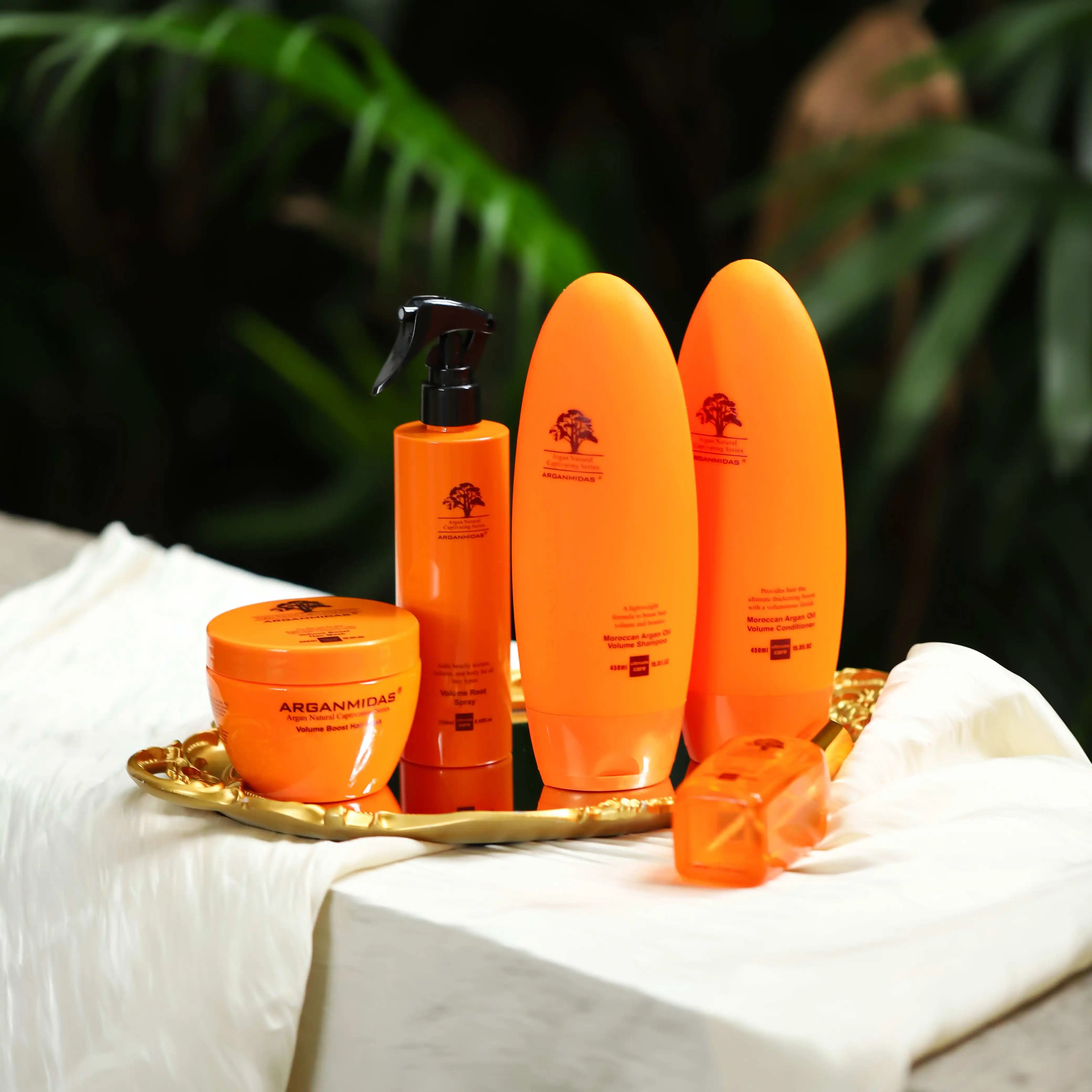 Arganmidas Organic Volumizing Hair Shampoo Natural Formula Nourishes Hair Shampoo for boost hair volume and bounce