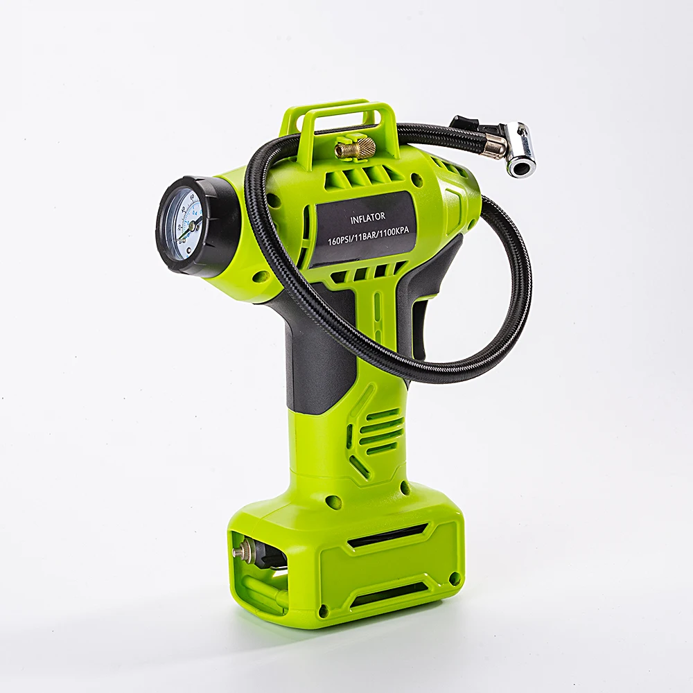 DC 12V Portable Car Air Compressor inflating tire electric tire pressure with Analog Pressure Gauge Manufacture