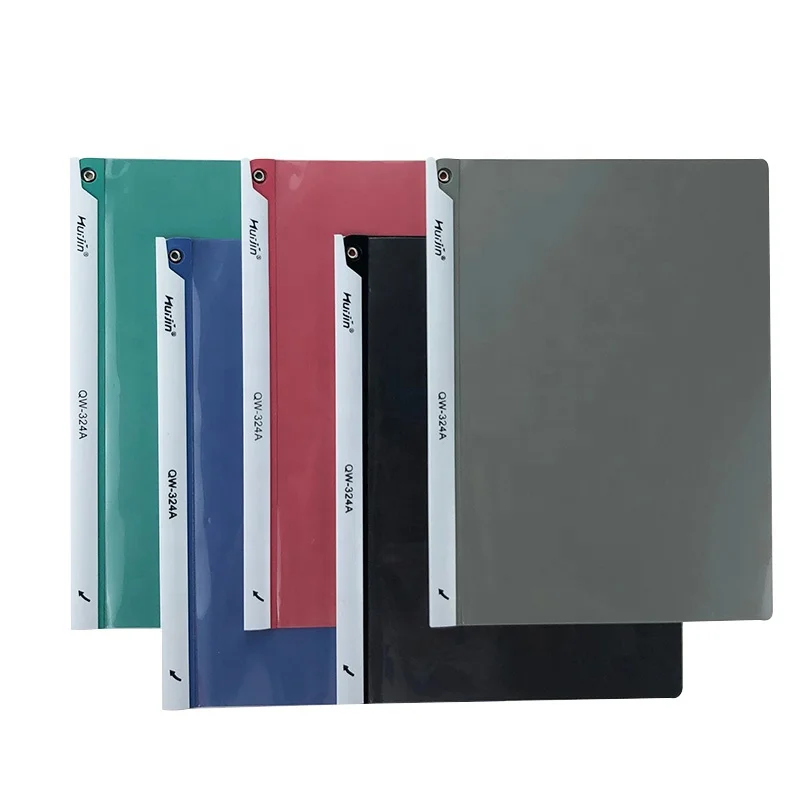 Office School Stationery A4 PP Plastic Report File Swing Clip File Folder