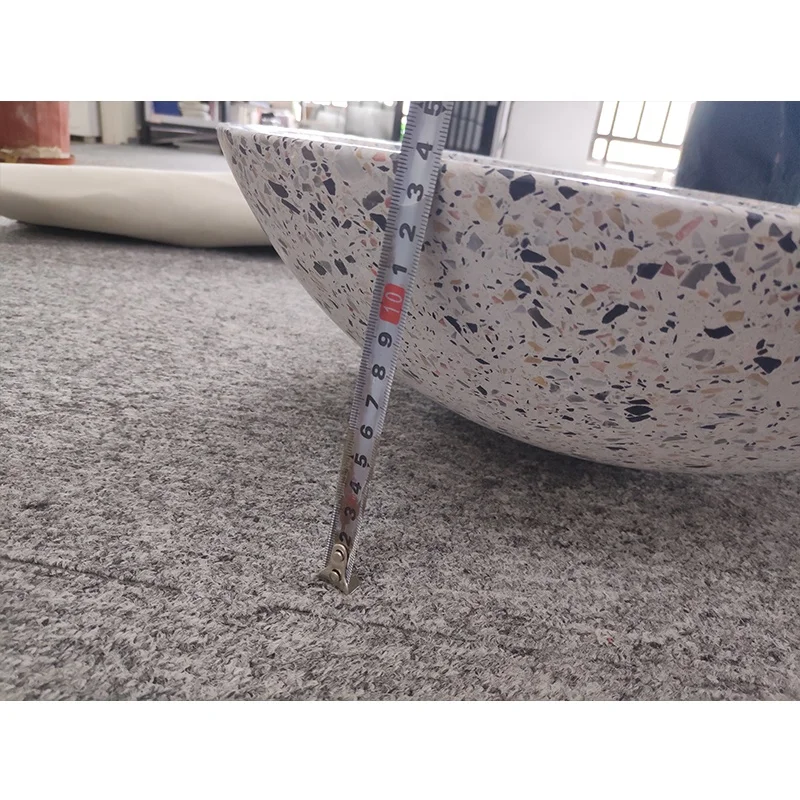 Artificial Stone Competitive Price White Toilet Wash Basin Vanity Top Bathroom Sink