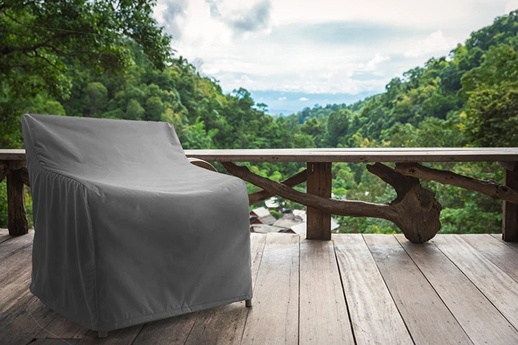 
Custom Khaki Durable And Waterproof Outdoor Garden Furniture Covers For Recliners 