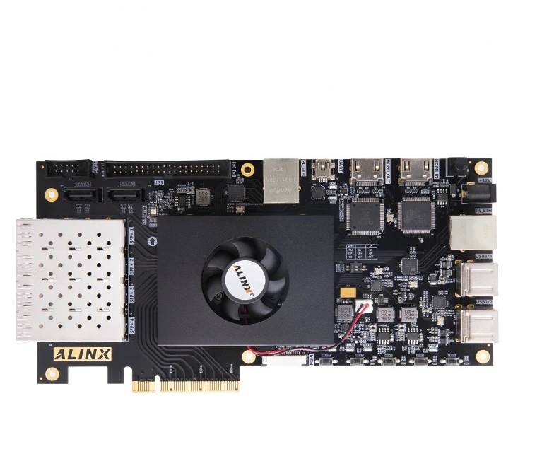 LT-AX7Z035: XILINX Zynq-7000 SoC XC7Z035 ZYNQ ARM 7035 FPGA Development Board SoMs PCIE Accelerator Card SFP 8G eMMC Custom PCB