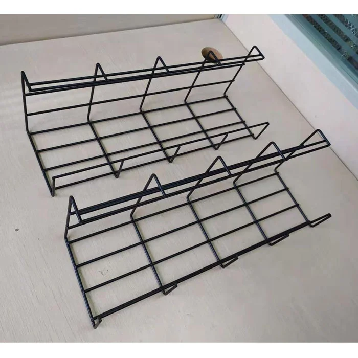Black Metal Cable Tray for Office Table Wire Table Cable Tray Cheap Desk Cable Tray