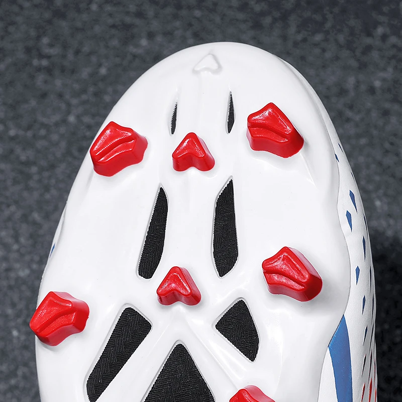 Hot Sale Football Boots Soccer Shoes Men High Quality Boots Sneaker Outdoor Soft Comfortable Football Shoes Cotton Fabric Rubber