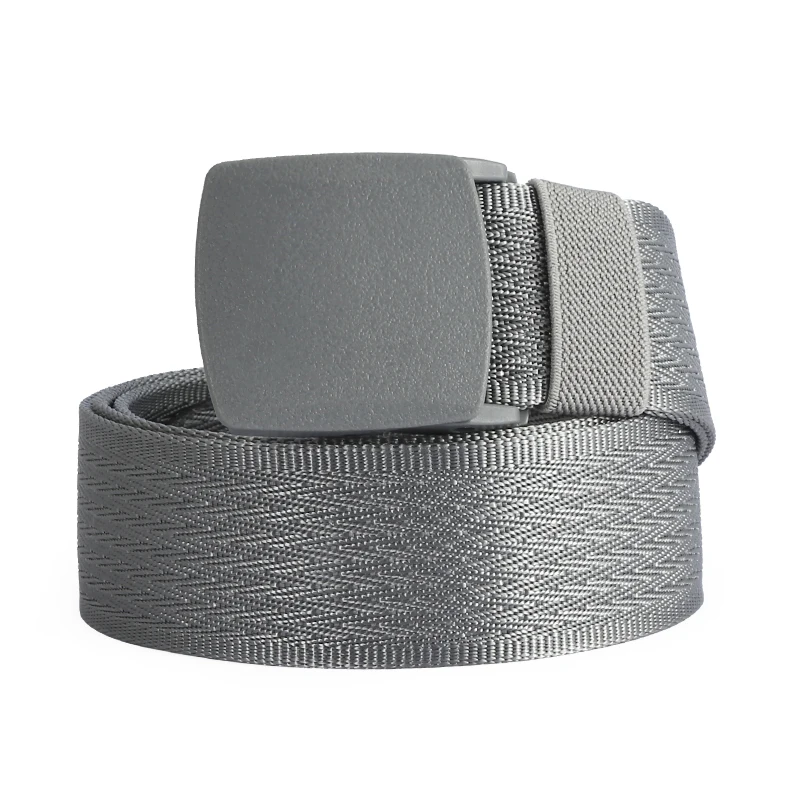 Plastic Buckle High Quality Custom Webbing Black Gray GreenTactical Nylon Belt
