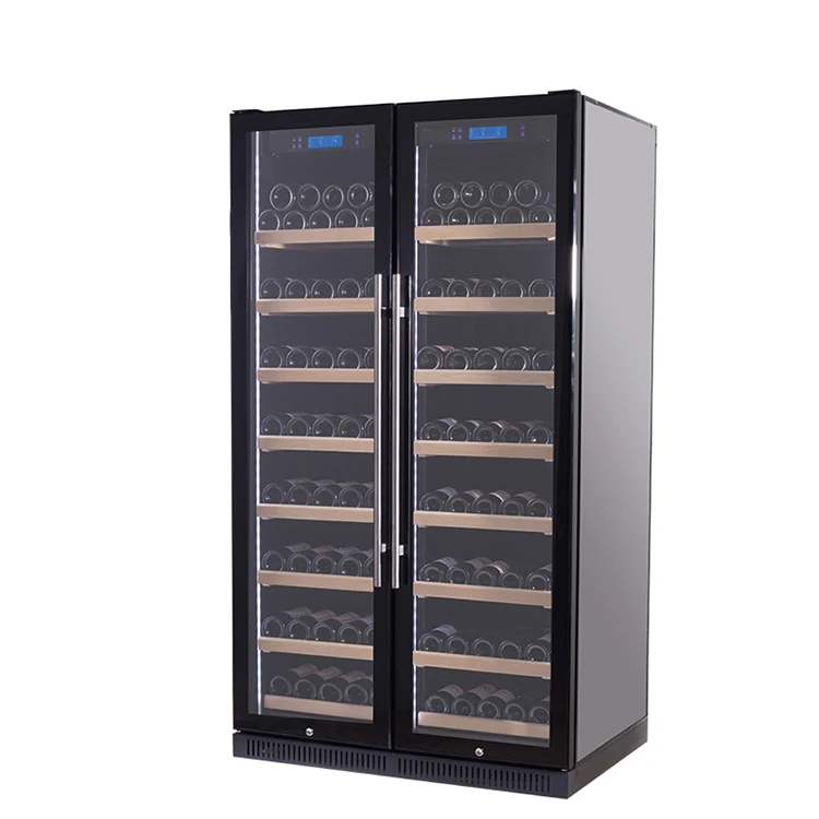 Коммерческая витрина для вина, встроенный холодильник для холодных напитков, шкаф для охлаждения вина