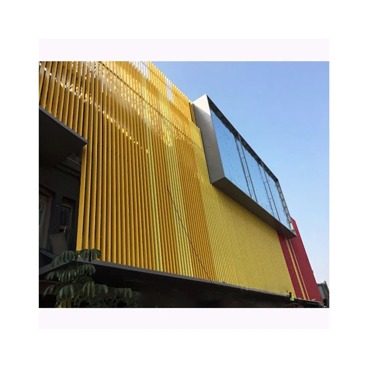 Wholesale High Quality  Factory  Metal  Sale Outsourcing Rectangular Strip Curtain Wall Commercial Building Curtain Wall