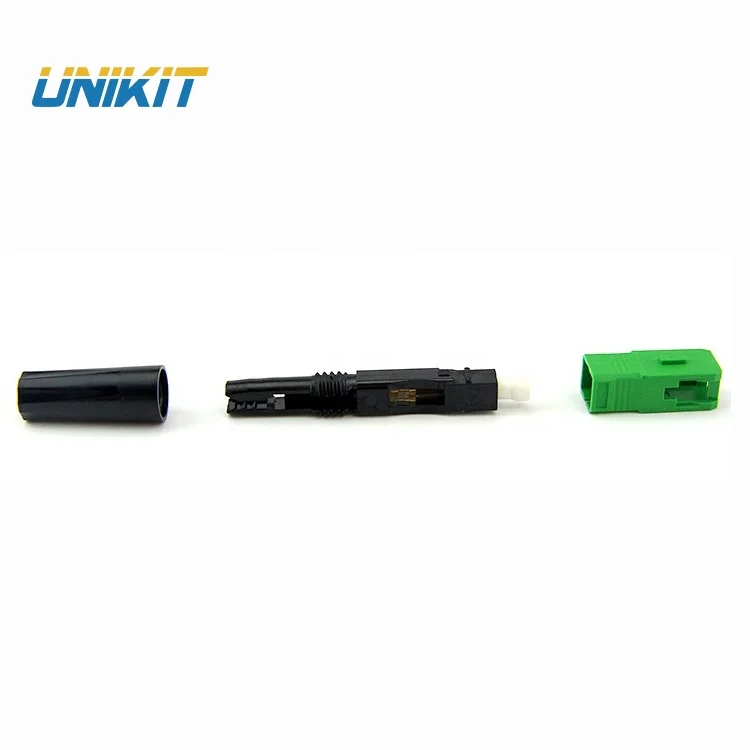 UNIKIT FTTH Factory Price Free Sample Optical Passive Components Fiber Optic Field Quick Assembly Fast Connector