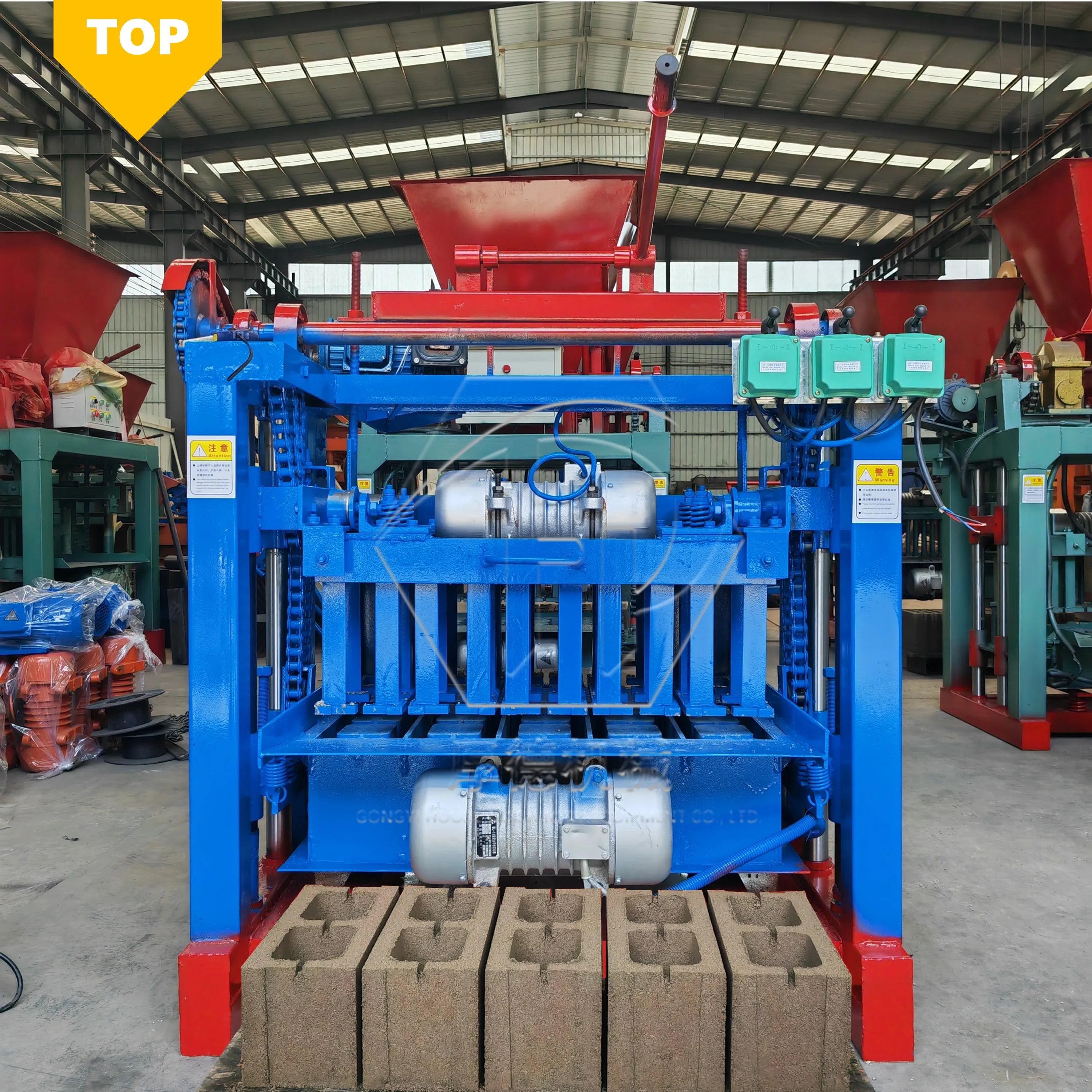 Hot Sales Hydraulic Pressure Egg Laying Mobile Cement Brick Making Machine Construction Hollow Block Mobile Forming Machine