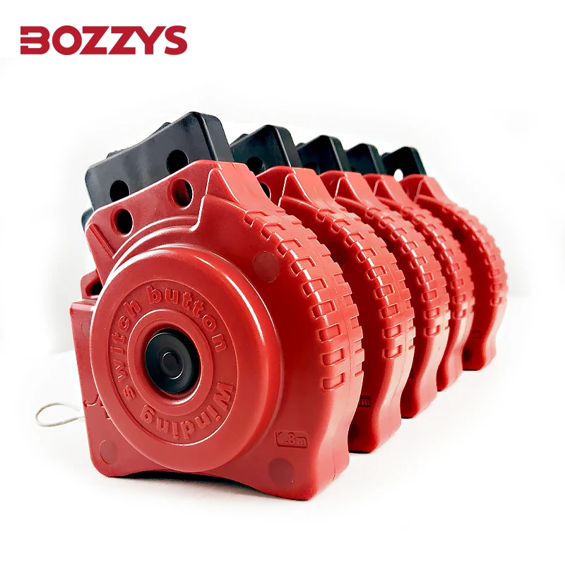 Automatic Retractable Cable Lockout devices with 2mm Stainless Steel Cable for Industrial unusual devices energy isolation