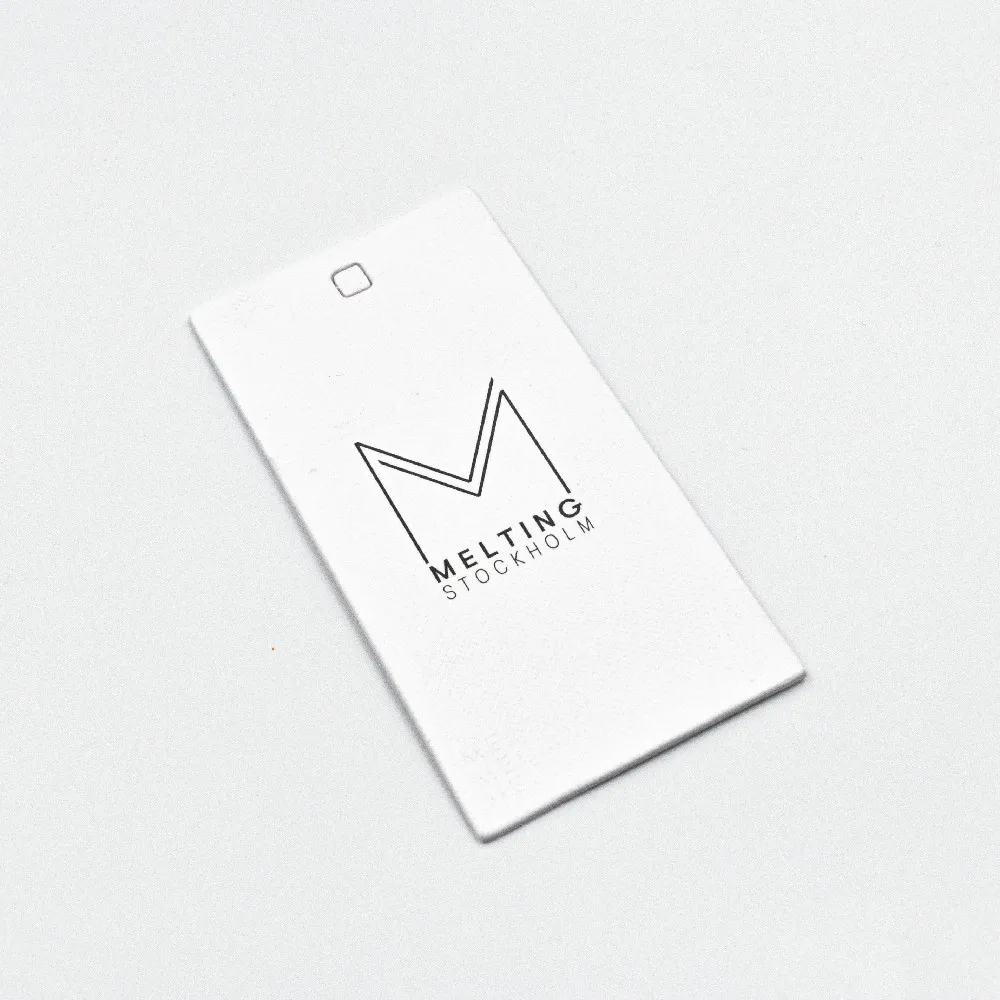 custom tags logo tag emboss hang tag custom hangtag  with string  for clothing hangtags