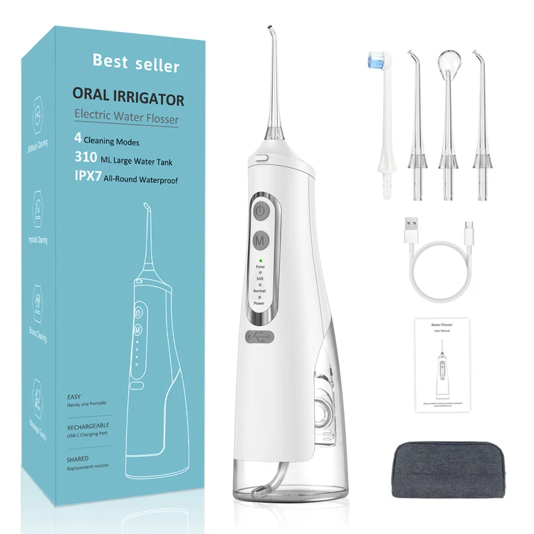 Портативный бытовой электрический ирригатор для полости рта беспроводной чистки