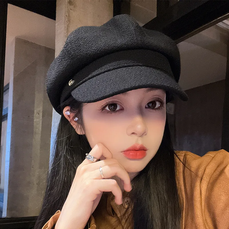 The spring and autumn period and the lady beret fashionable joker painter cap
