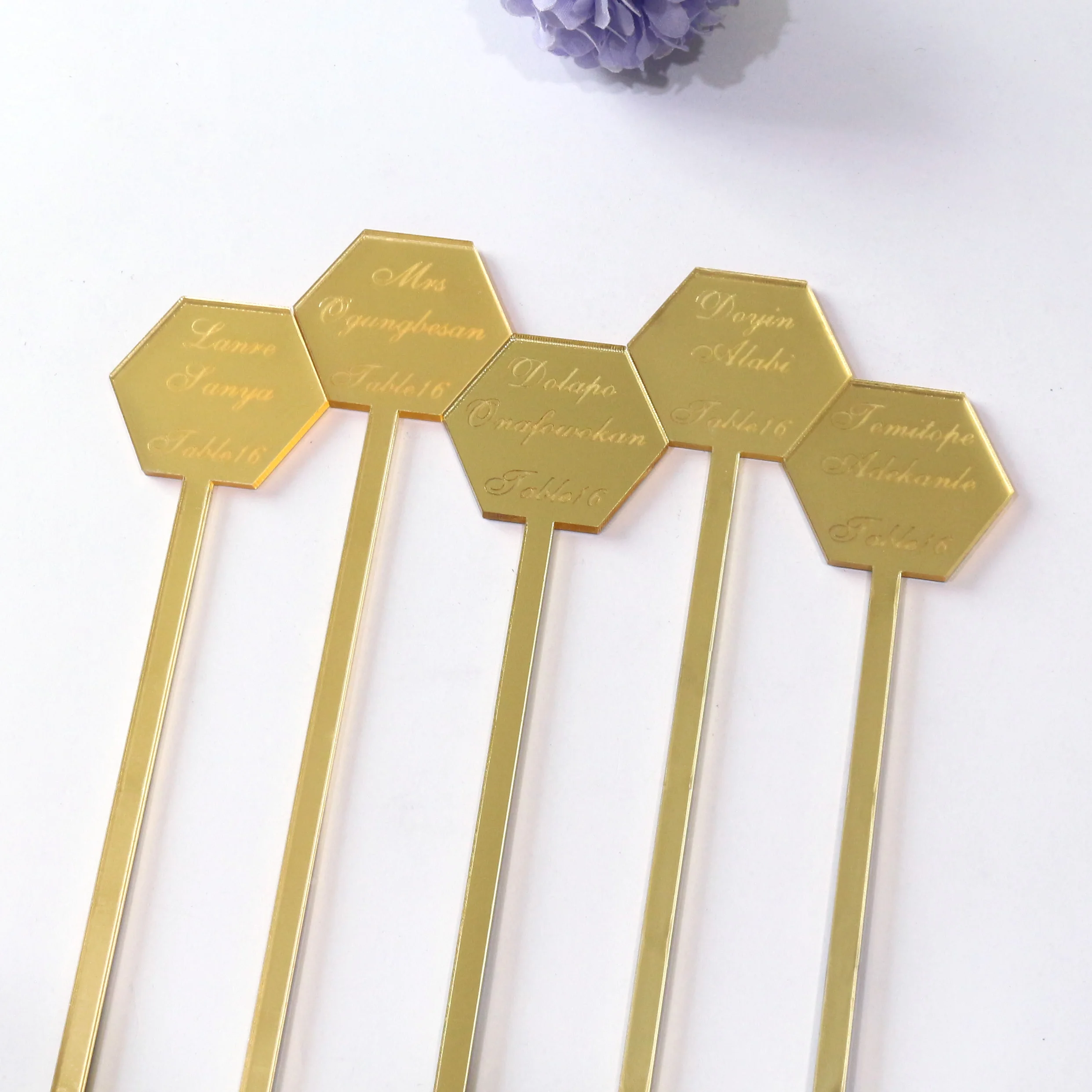 Custom Plastic Acrylic Cocktail Drink Stirrers Alcohol Mixer For Party Reception Birthday Festival Graduation