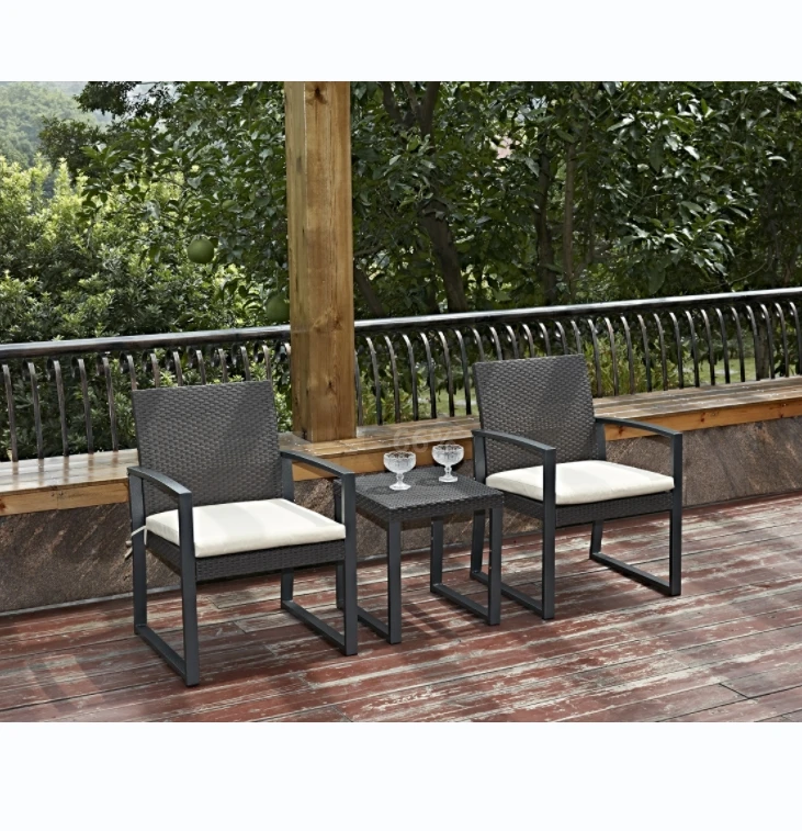4pcs PP Outdoor Sofa Set Living Room Hotel Villa Park Courtyard Apartment Farmhouse-Versatile Outdoor Furniture