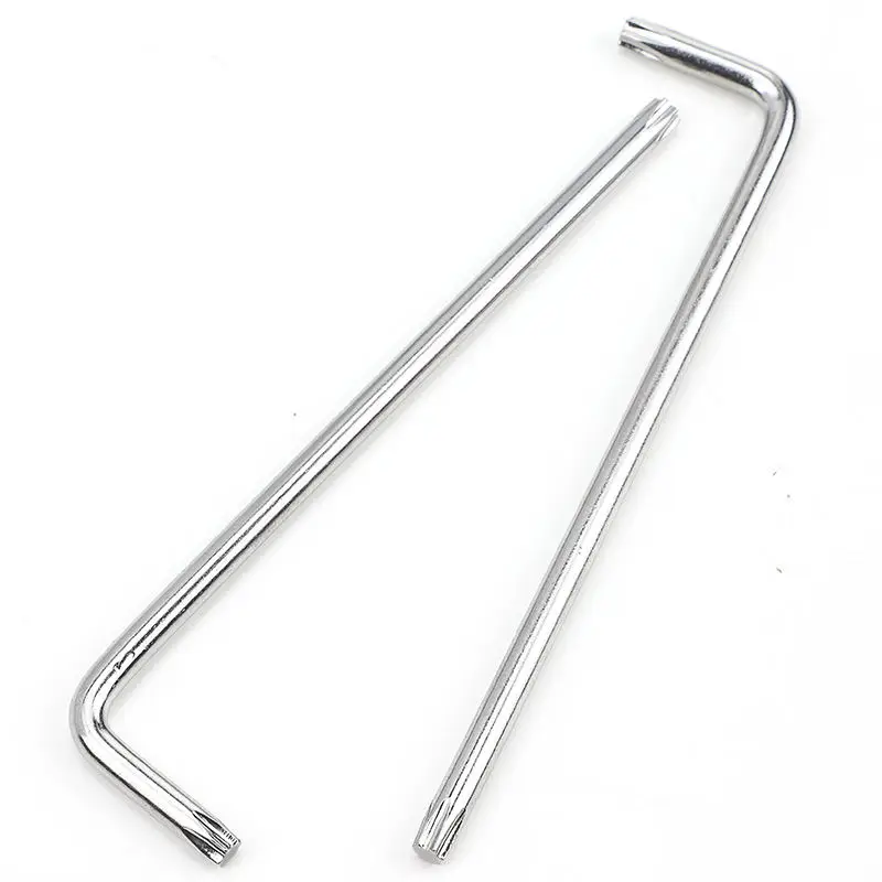 Factory M2 M4 4mm 5mm Carbon Steel Hex Key Wrench L-Type Torx & Allen L Wrench with 5/32 Ball End Torque Type