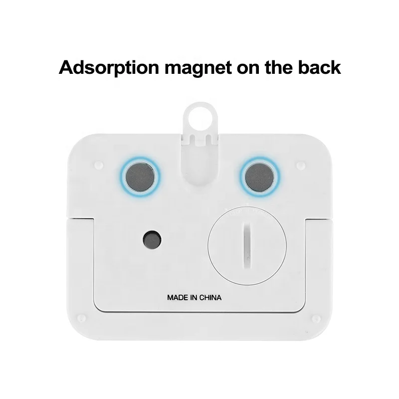 CE & RoHS LCD electronic timer with Thermo Hygrometer and Calendar ABS plastic digital alarm clock digital cooking kitchen timer