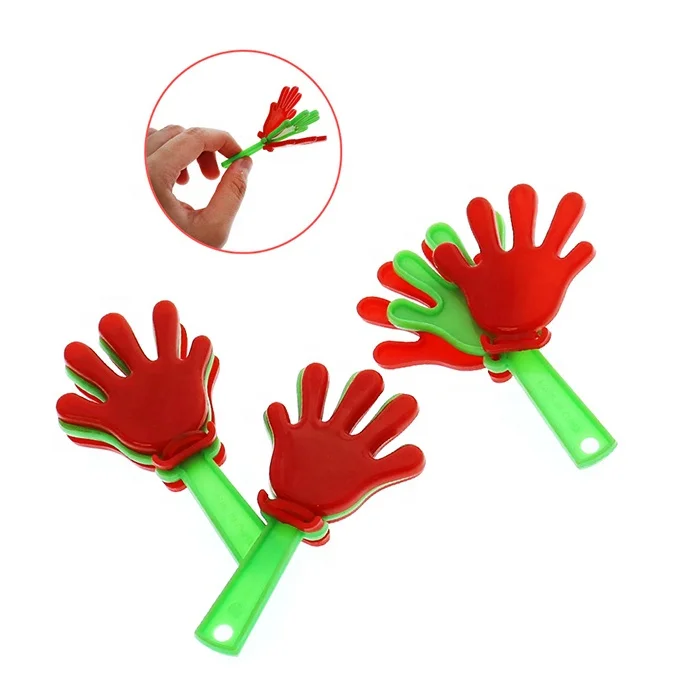 Cheap Promotional Fans Cheering Noise Maker Plastic Hand Clapper For Sports