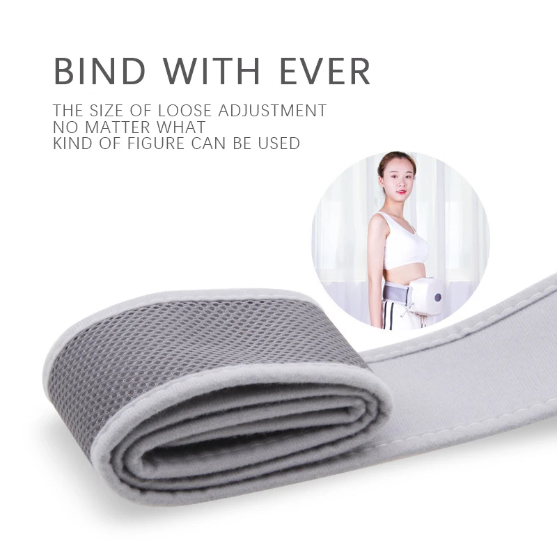 recharge vibrating belly heating waist warm compress stomach massager belt heat menstrual abdominal massage belt