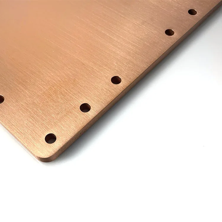 Supply Customized Sputtering Target Cu 99.95% 99.99% Pure Metal Copper Back Plate Copper for Vacuum Coating