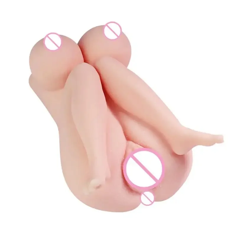Hot Portable Male Masturbator Vaginal & Anal Canal Butt & Pussy & Breast Sex Dolls Silicone Full Body Silicone Doll