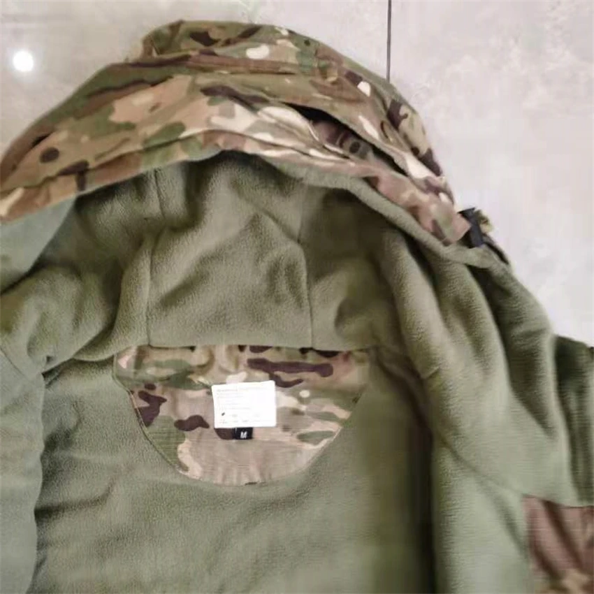 4 цвета тактическая камуфляжная куртка теплая верхняя одежда толстая стеганая с капюшоном тактические стильные парки