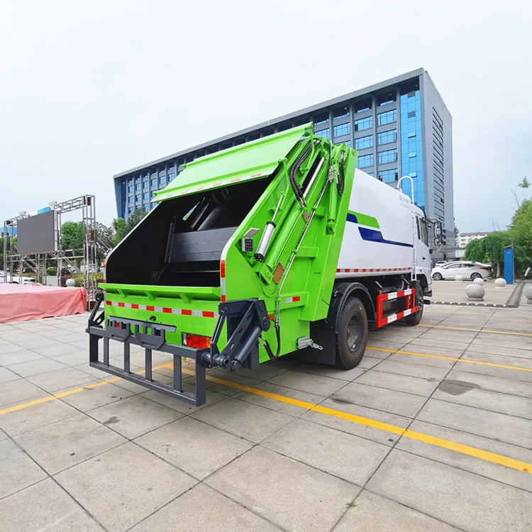 Сжатие для мусора объем бака грузовика CLW 4x2 15000 л интеллектуальный гидравлический мусоровоз распродажа