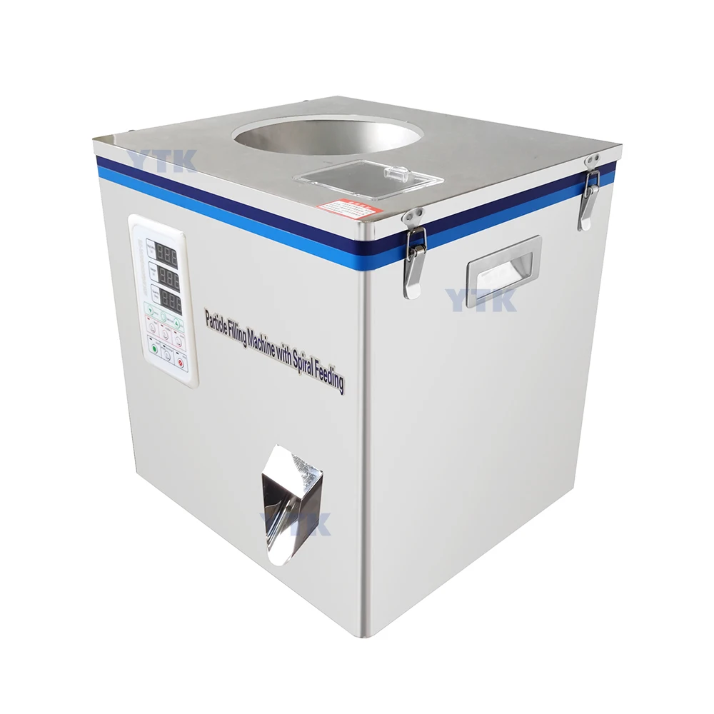 200g automatic electric sugar screw packaging weighing filling machine with spiral feeding for coffee bean