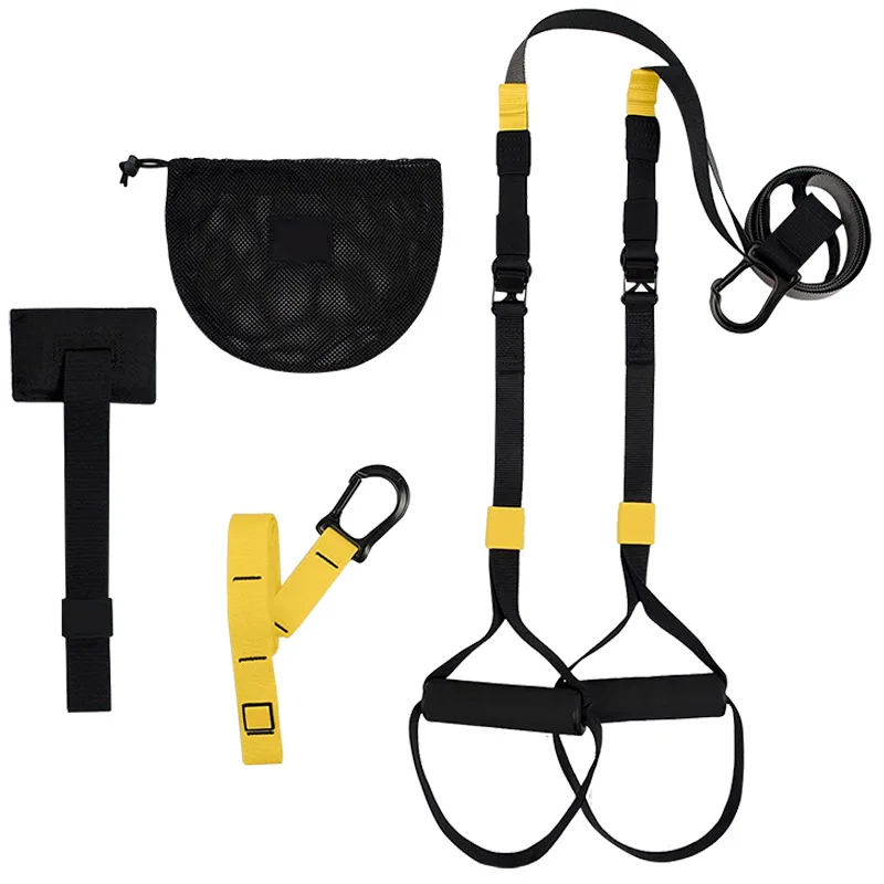 Hot Sell Home Gym Training Workout Resistance Bands Suspension Belt Stretching Elastic Straps