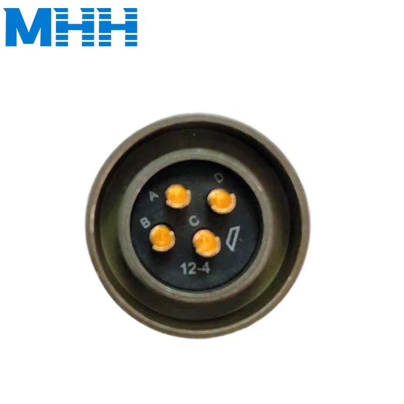 Amphenol original connector PT06A-12-4S(SR)  Circular PT Series 26482  Waterproof IP67  metal seals PCB Thermo couple Hermetic