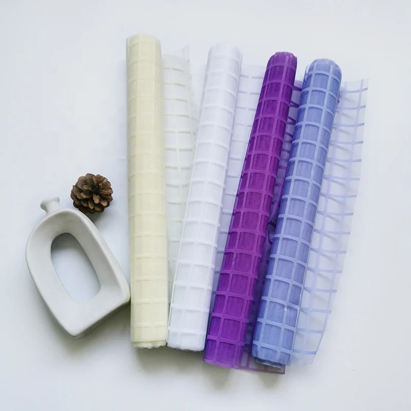 Декоративная сетка для обертывания цветов, рулон сетки, мягкий тюль, рулон в скандинавском стиле