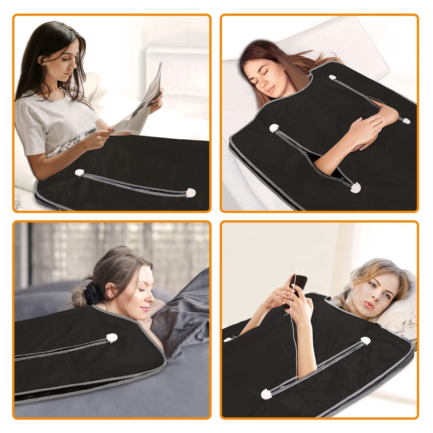 Hot Mat Healing Portable Infrared Sauna Blanket Home Use Sauna Blanket Far Infrared Sauna