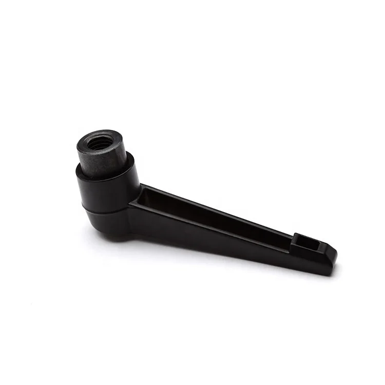 Hot Selling Black Adjustable Handle Clamping Thread Push Button Lever Ratchet Male Threaded For Machinery