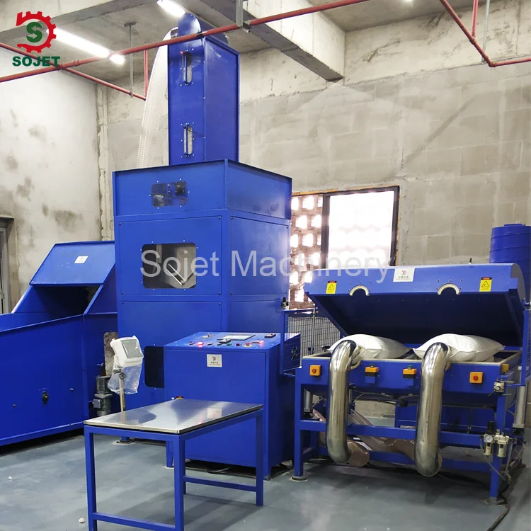 China expert automatic operated fiber opening cushion and pillow stuffing filling machine