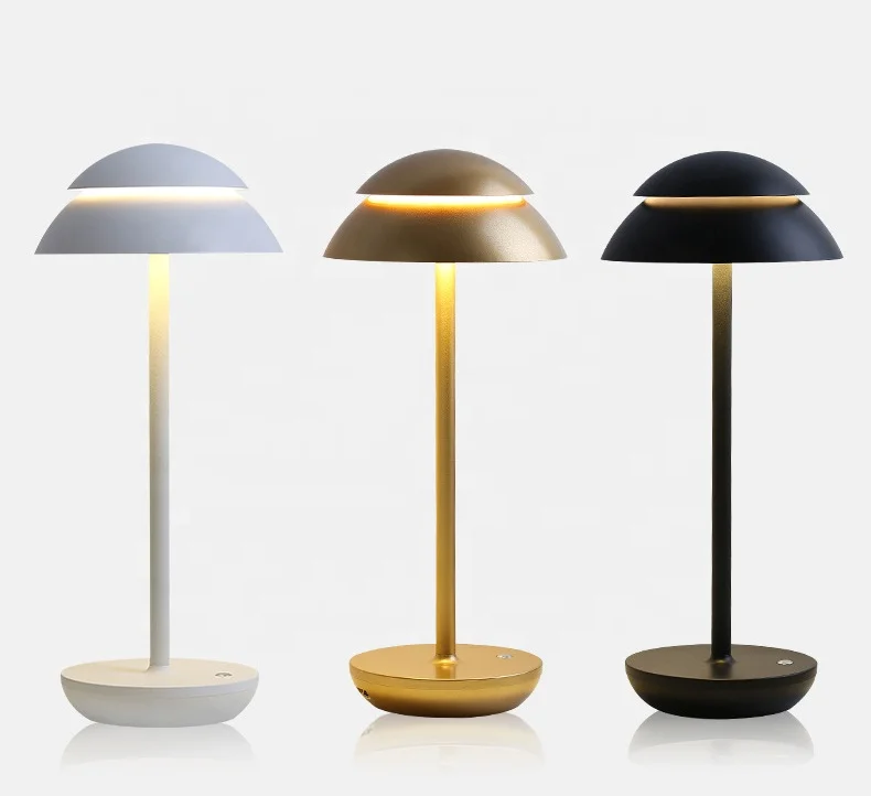 USB Charging Touch Sensor Luxury Lamps Bar Decoration Cordless Restaurant Table Lamps