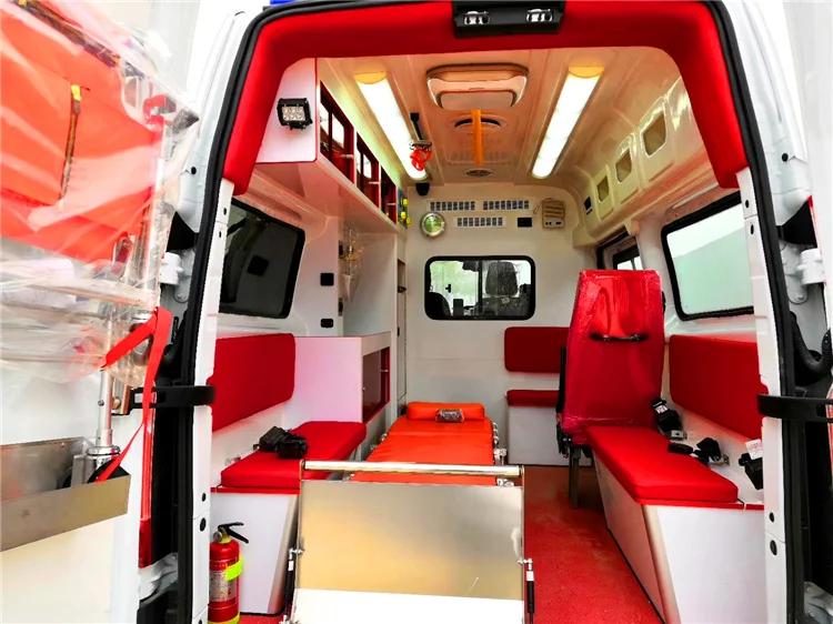 Japan brand  High quality patient transport ambulance vehicles ICU ambulance Intensive Care Unit ambulance factory directly sa