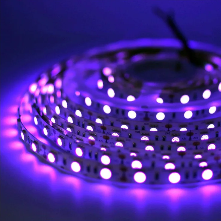 Glow Party Halloween Blacklight UV LED Strip Light IP68 Flexible Wall Tape Lamp Fluorescent Dance Party Body Paint Black Light