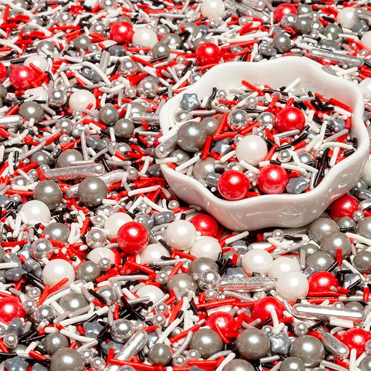 Factory Sale Various Widely Used Halloween Dragees Edible Baking Sprinkles Edible