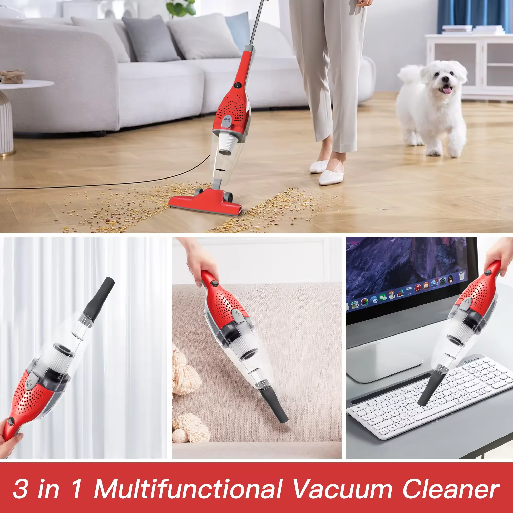 Handheld Home Hardwood Floor Care aspirateur 300W Vacuum Washer Dirty/Clean Water Tank Self-Cleaning corded vacuum cleaner