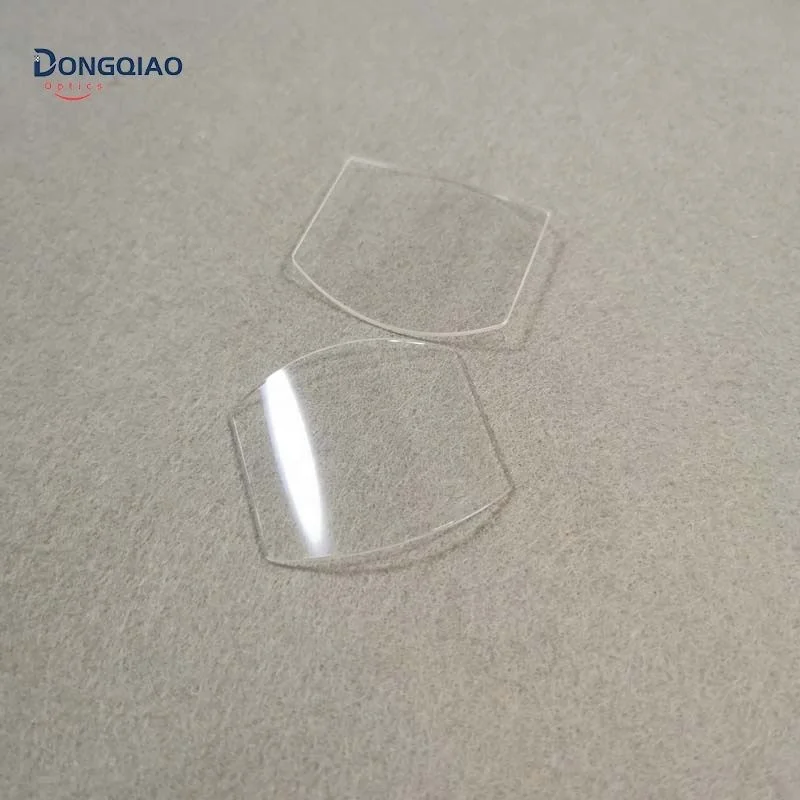 High Quality Laser Cutting Single Double Cylinder Curved Sapphire Glass Watch Lens