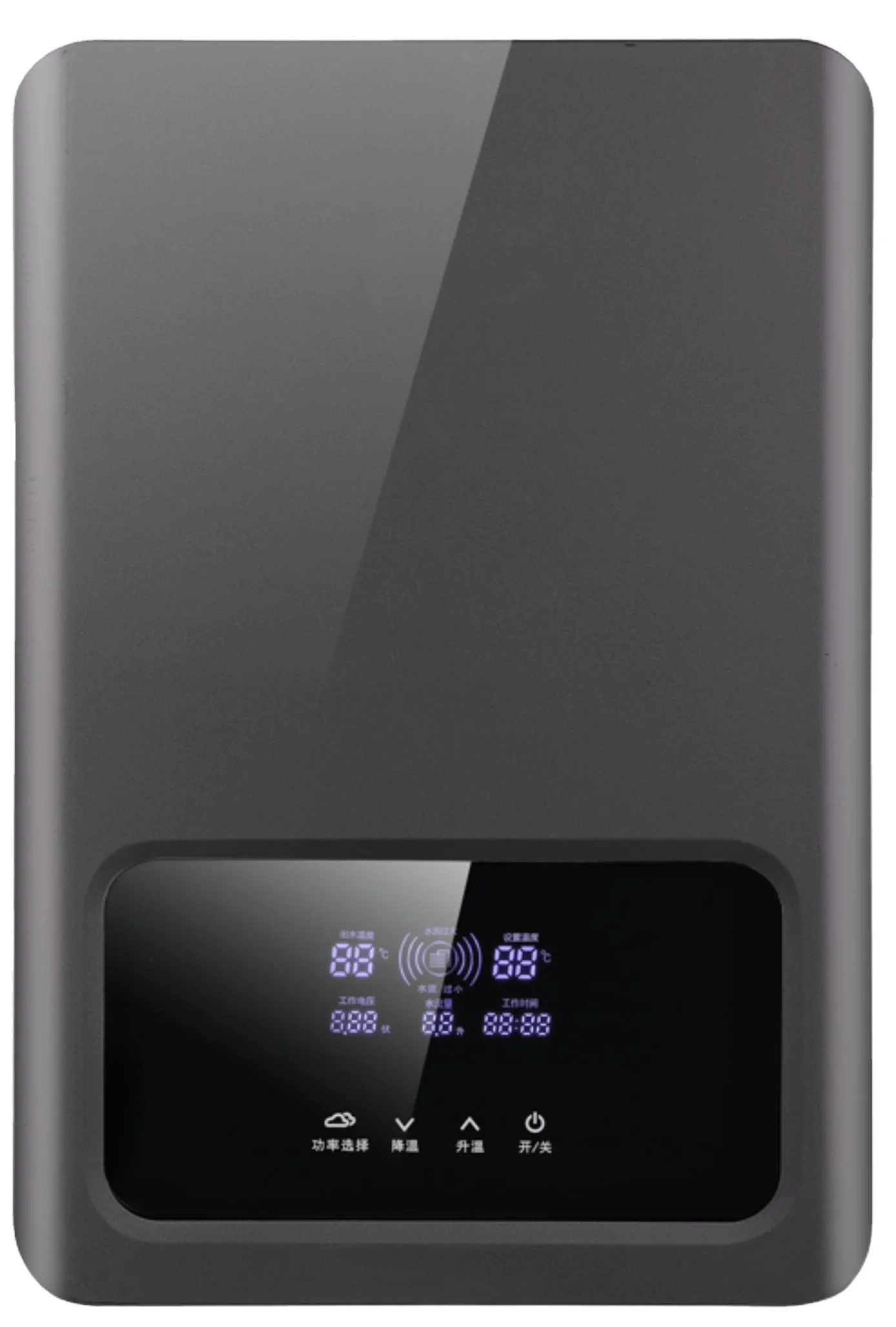 RKDA whole house 8.5kW 220-240V Mini LED Display approved bathroom geyser instant electric shower hot tankless water heater