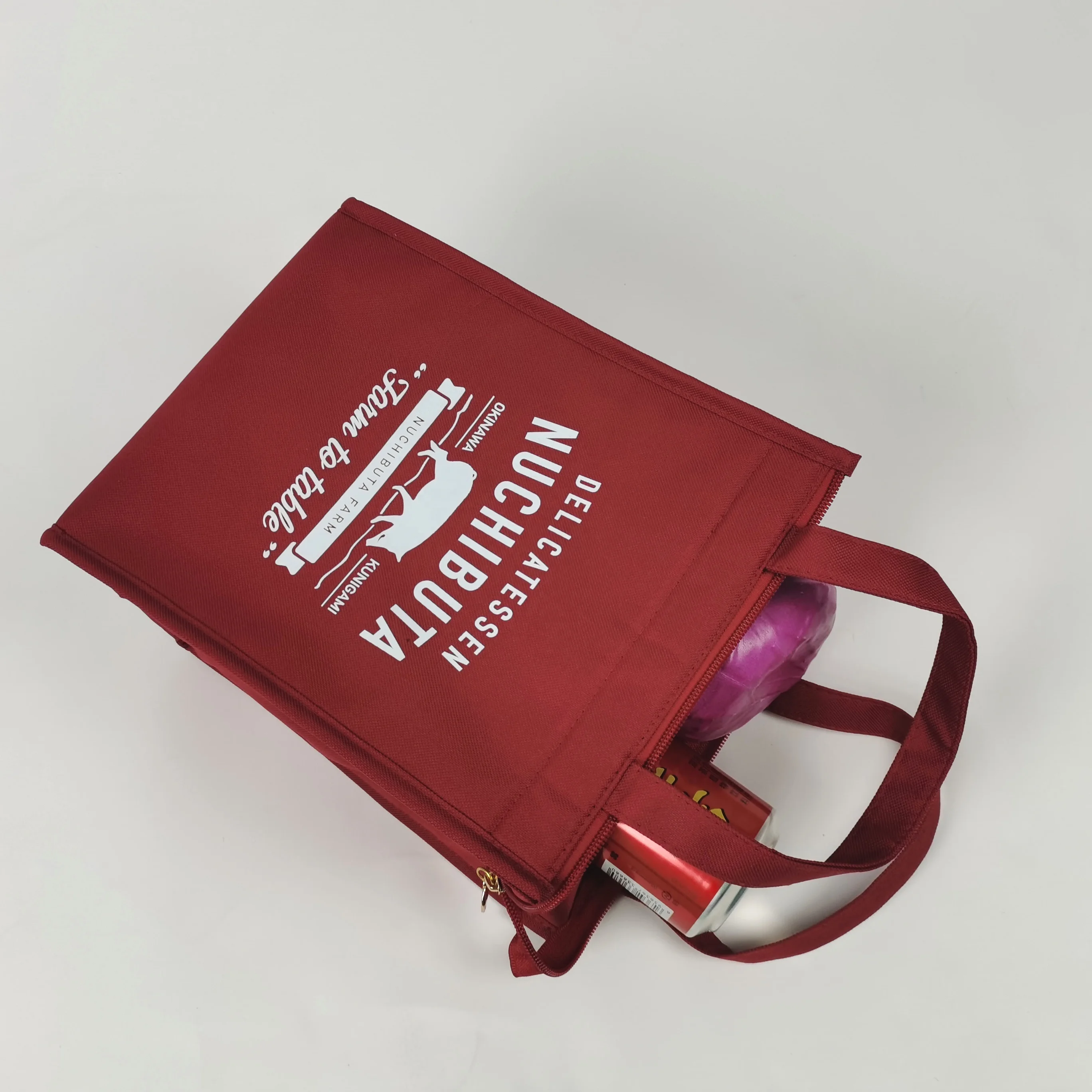 Waterproof Custom Soft Picnic Cooler Tote Bag Ladys Lunch Cooler Bags Custom Printed Cooler Bag