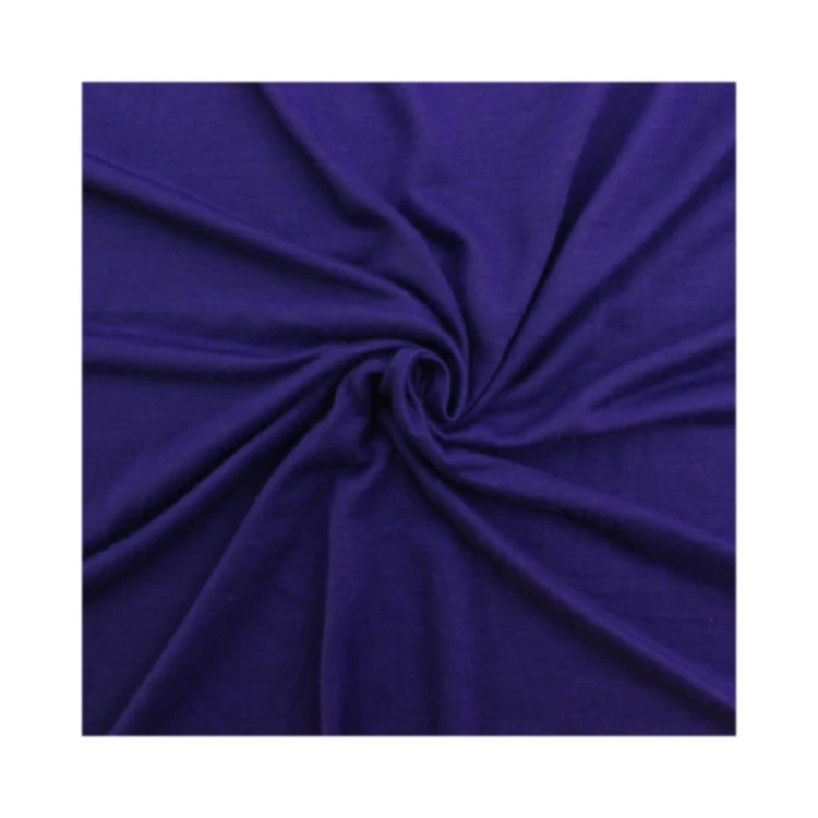 Китайский поставщик, высокое качество, вихревая пряжа 40S, неэластичная вискоза, одинарная Легкая трикотажная ткань для футболок
