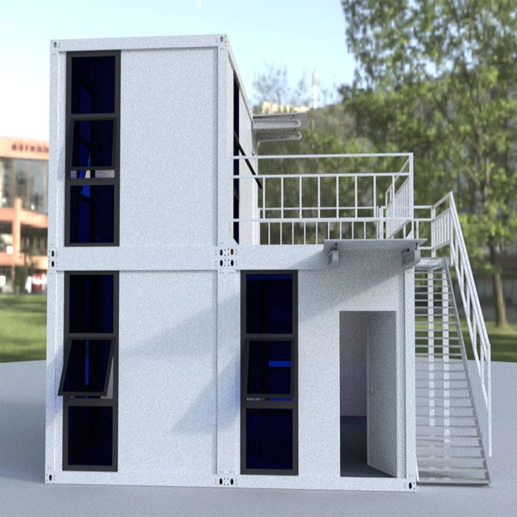 Zontop china modern small ready modular quick concrete hurricane proof two story resort cheap homes container prefab  houses