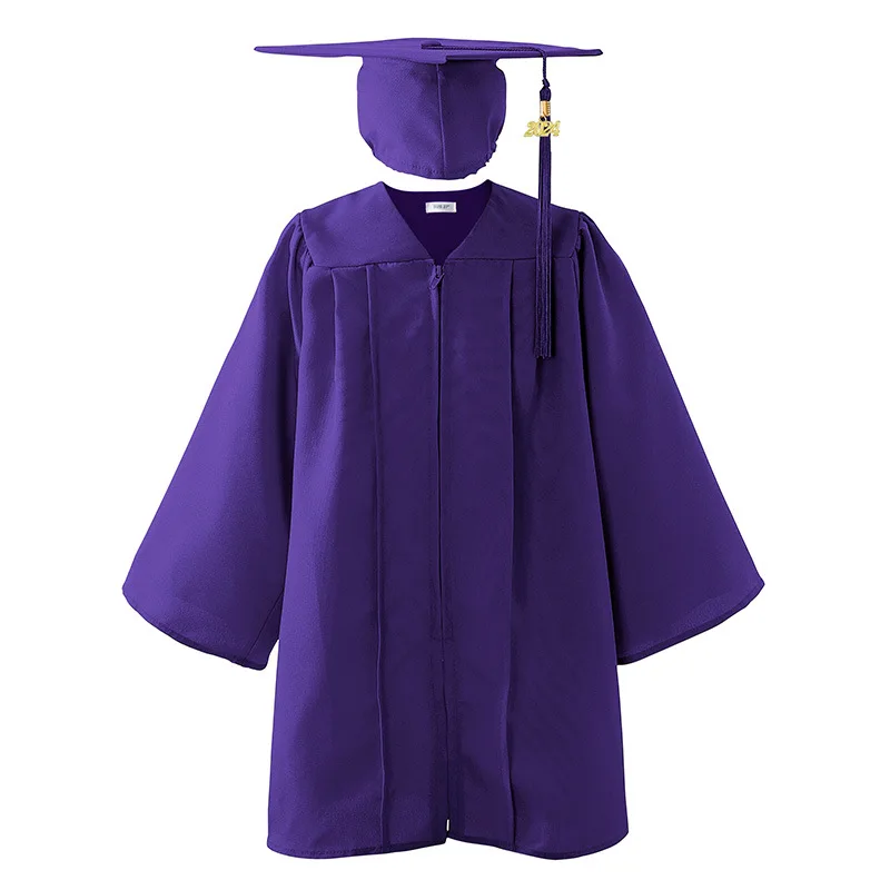 Manufacturers kids children bachelor uniform wholesale graduation gowns with caps