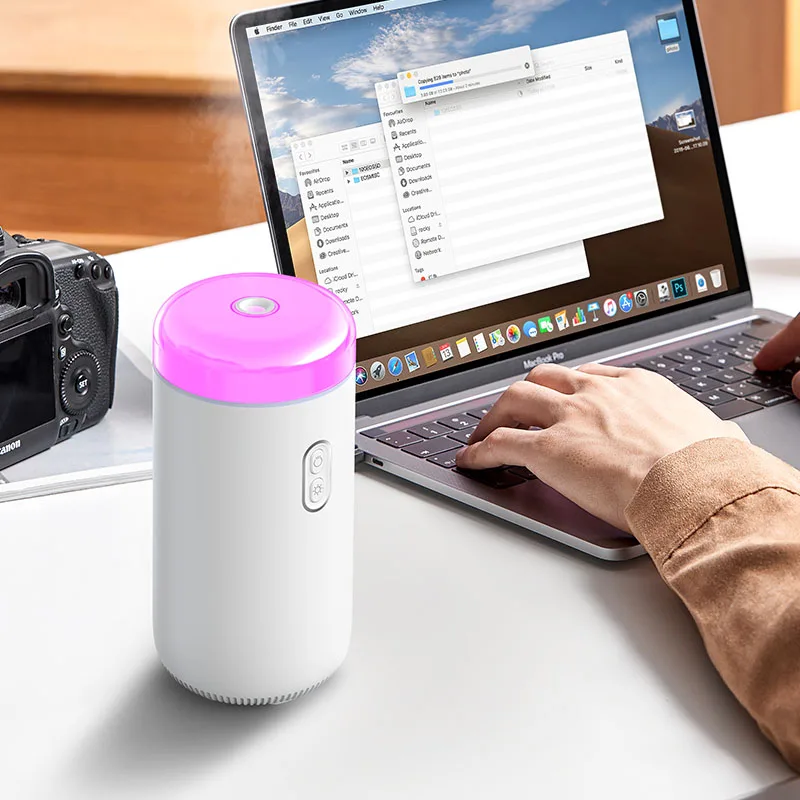 Hot Car Diffuser Usb Bedroom Home Essential Oil Diffuser Office Cup Type Colorful Creative Air Spray Diffuser Electric Car Mini
